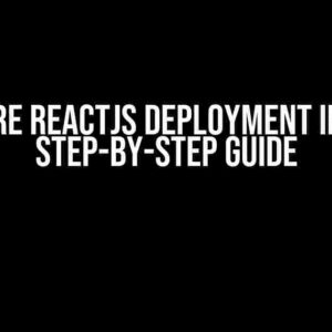 .NET Core ReactJS Deployment in AWS: A Step-by-Step Guide