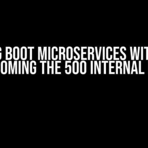 Spring Boot Microservices with JWT: Overcoming the 500 Internal Error